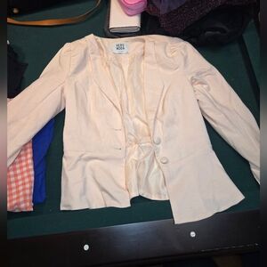 Baby pink blazer from Vero Moda